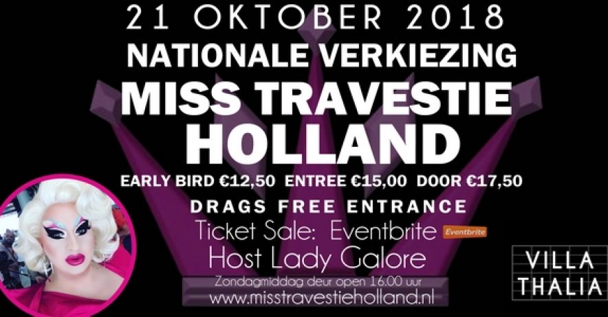 Miss Travestie Holland 2018
