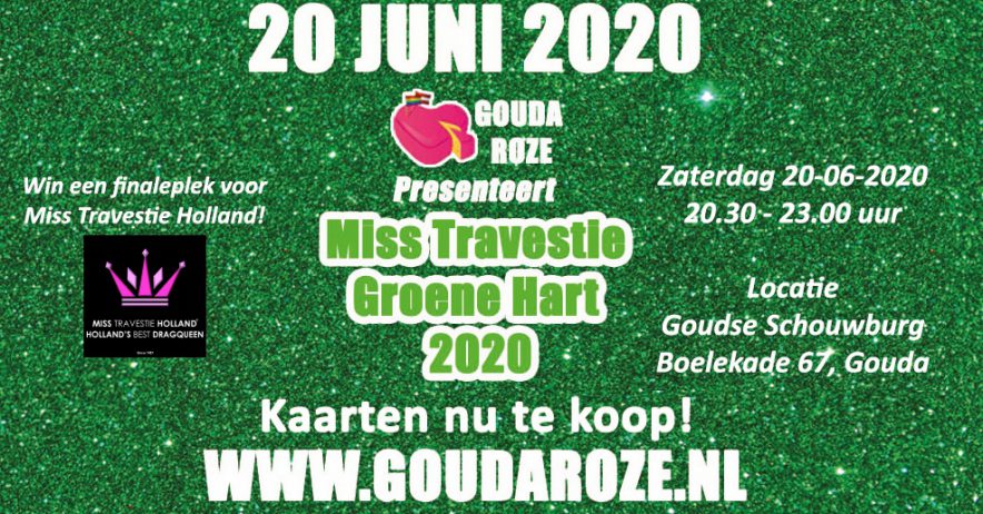 Miss Travestie Groene Hart 2020 GAAT DOOR!